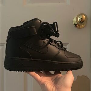 Nike Kids Black High-Top Sneakers